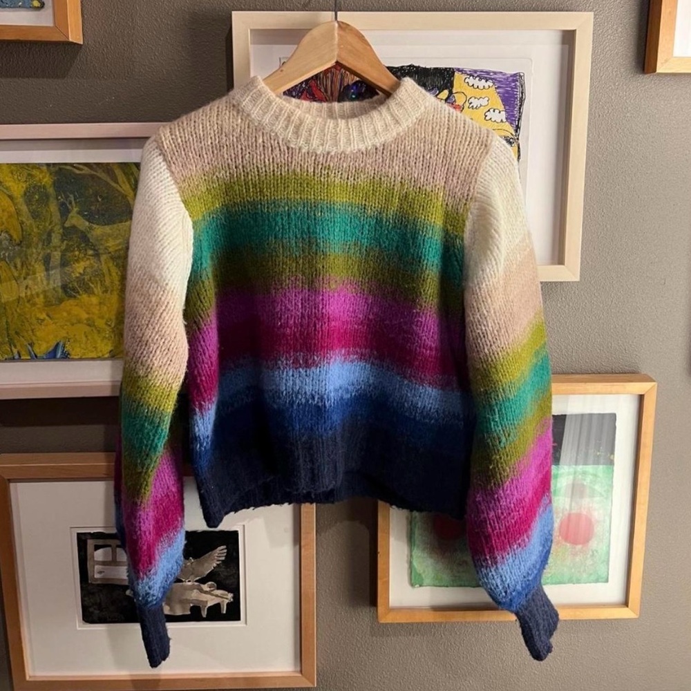 Multicolor Striped Women's Sweater